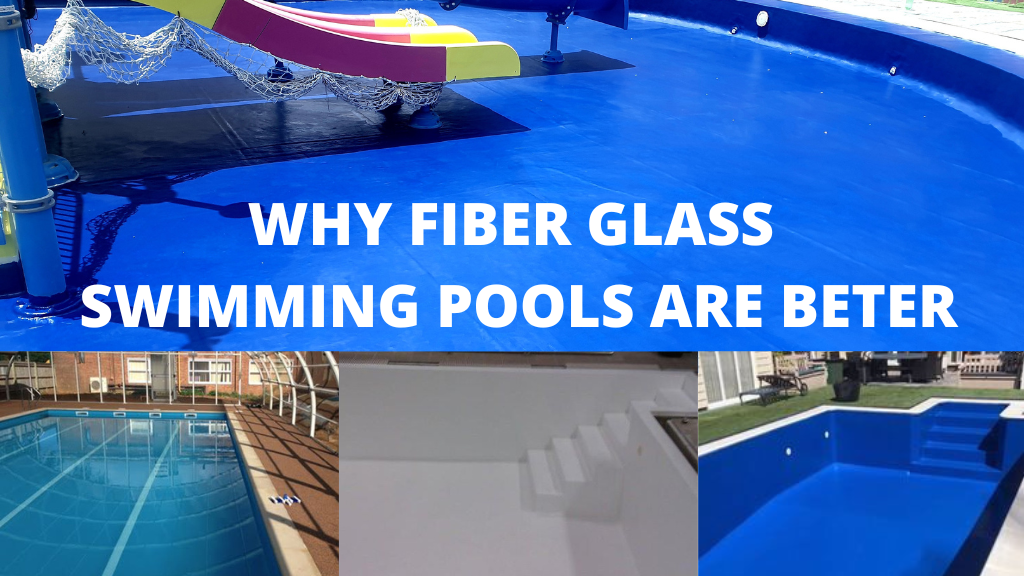 fiber glass swimming pool
